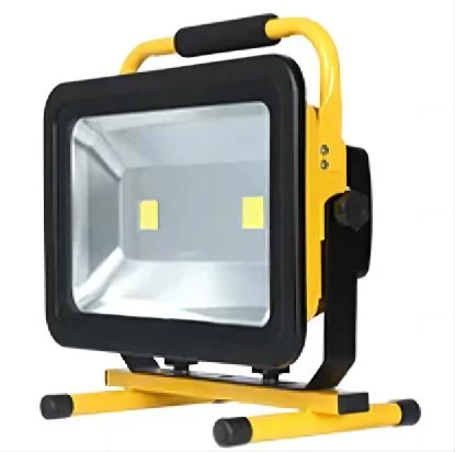 Cargador DC impermeable+Cargador de coche 10W 20W 30W 50W 100W 150W 200W 4/8 horas de tiempo de trabajo con protección IP65 LED de luz de trabajo con lámpara de proyector COB 6500K