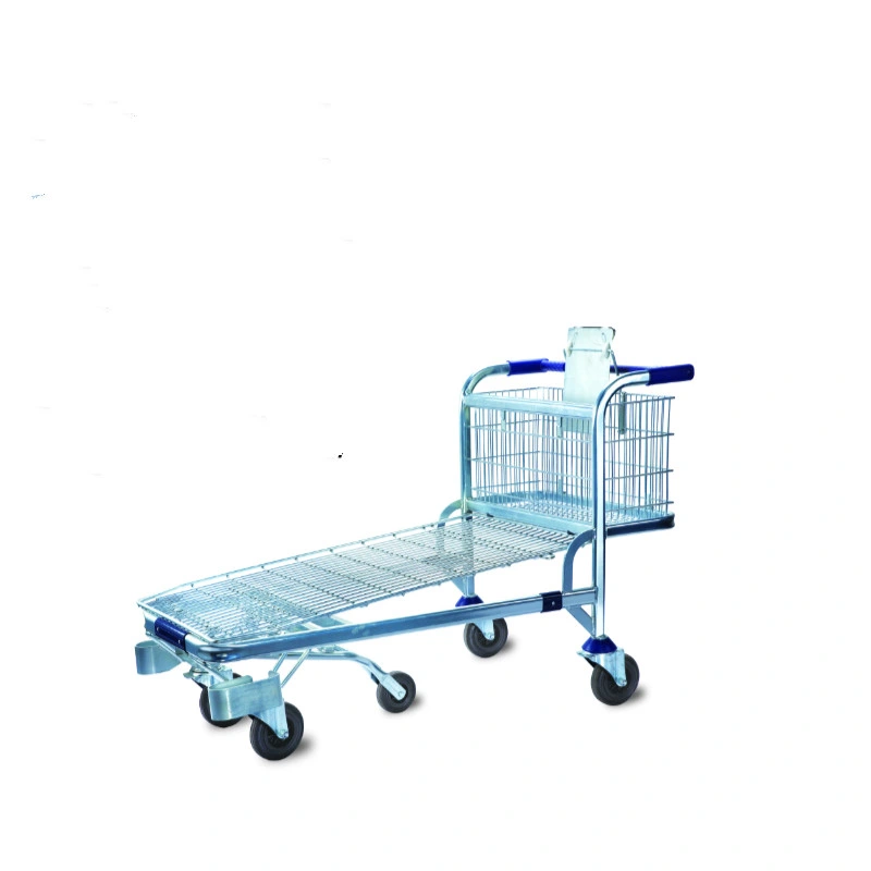 Heavy Duty Logistic Warehouse Mesh Platform Transport Trolley