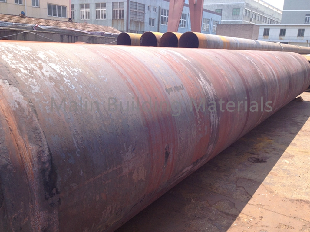 DN200-DN5000 ASTM A53/ ASTM A252/ as 1163/ API 2b LSAW/ SSAW Heavy Welded Steel Piling Pipe