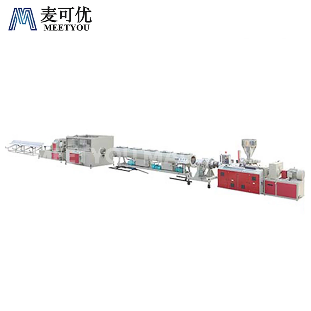 Meetyou Machinery HDPE Sheet Extruder Wholesale/Supplier PVC Double-Wall Corrugated Pipe Production Line Suppliers China Plastic Machine PVC Pipe Production Line