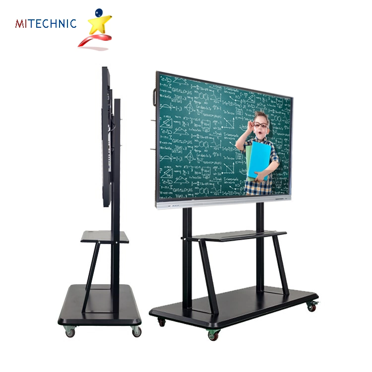 Hot Product Monitor 3840*2160 4K Finger Touch Interactive Whiteboard Meeting Interactive Flat Panel Teaching Smart Board 65, 75, 85, 86, 98 USB OEM