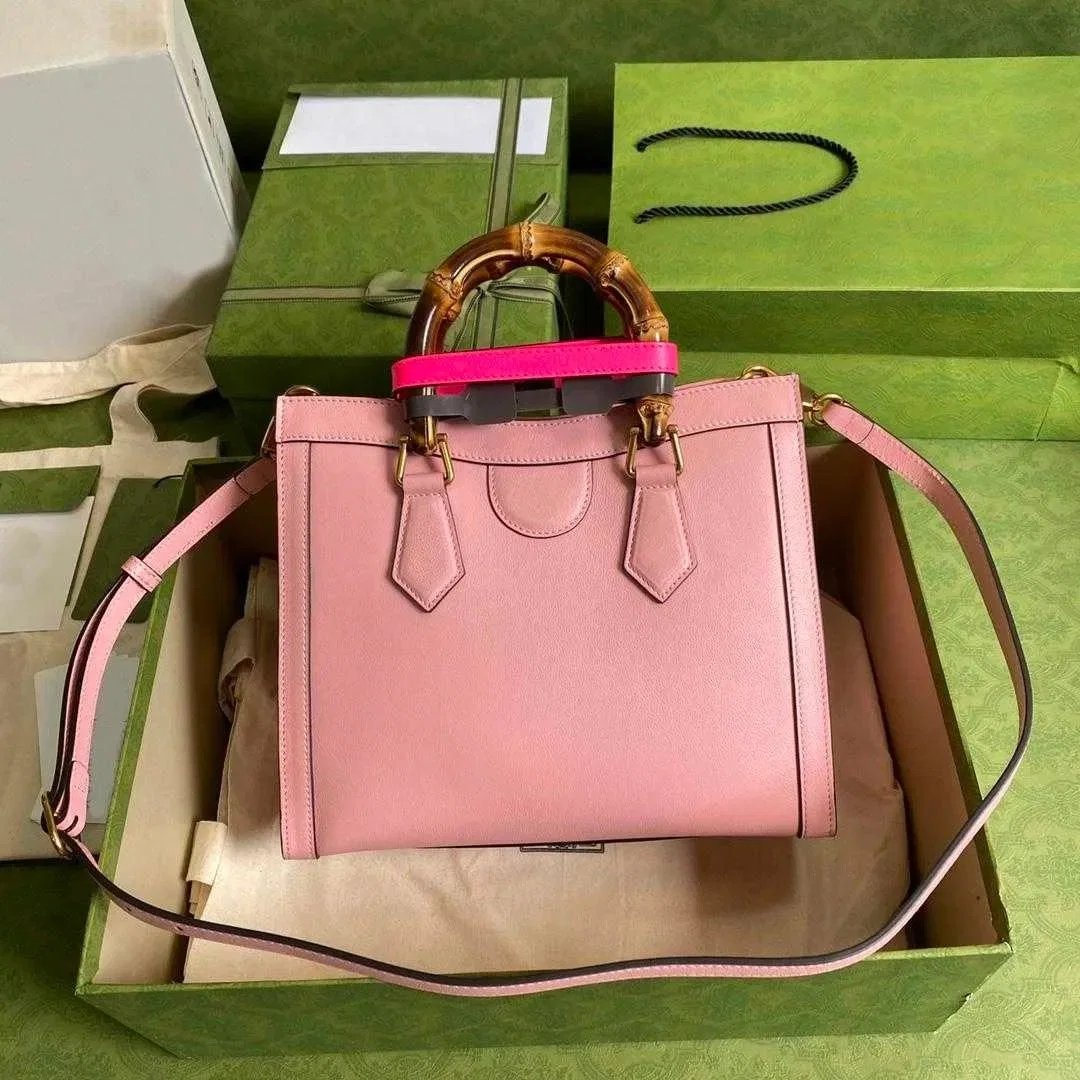 5A Top-Qualität Bambus CC Tragetasche mit Original-Box Designer Handtasche Aus Echtem Leder Schultertaschen Damen Spiegel Handtasche