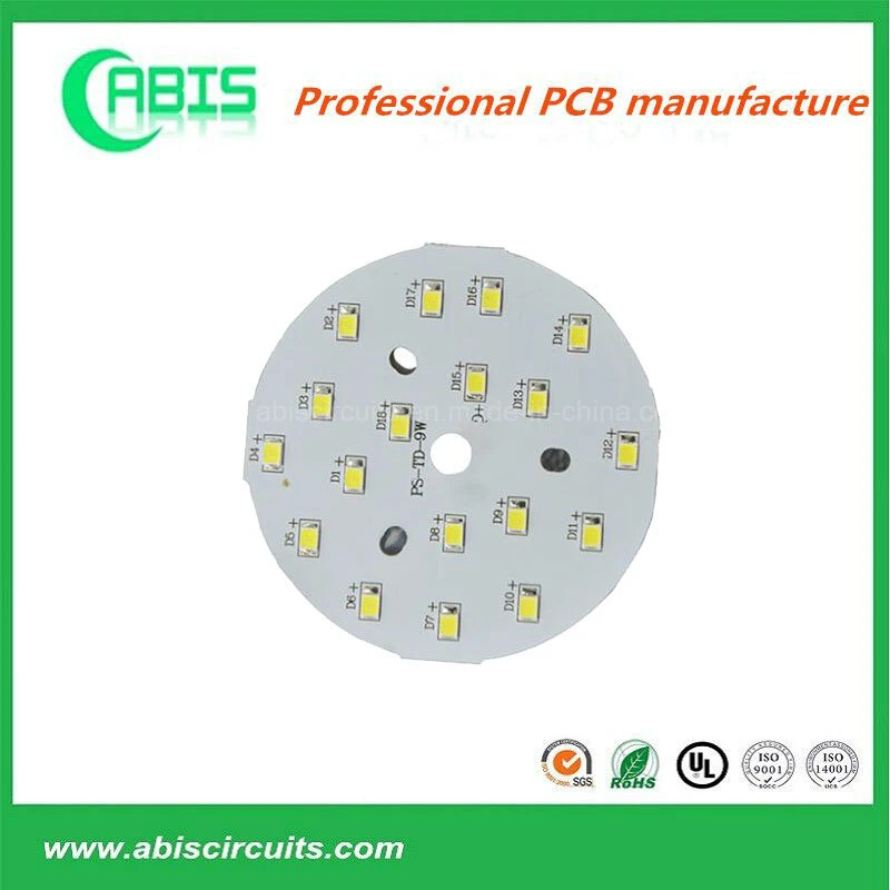 Aluminum Single Layer LED PCB 2.0mm 3W/M. K Thermal MCPCB