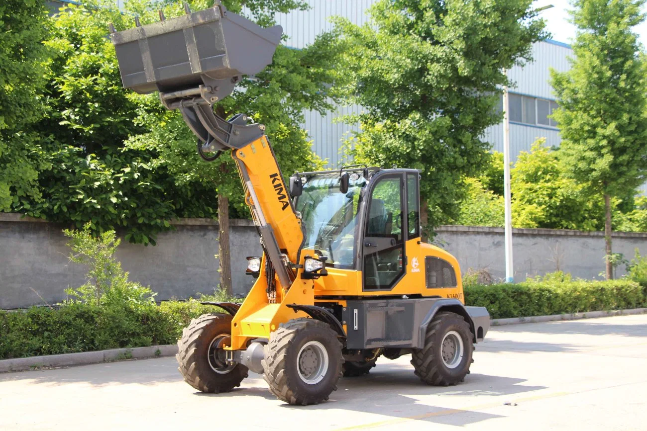 1.6t CE Approved Loader Small Wheel Loader K1600T for Earth Moving