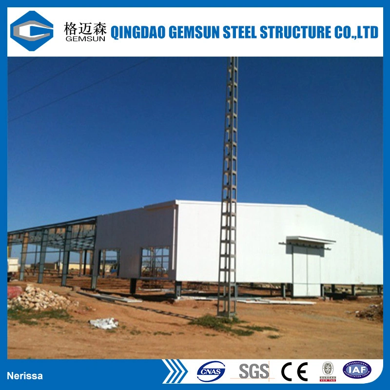 Low Price Galvanized Steel Structure Prefabricated Warehouse with Frame Use Life 50 Years