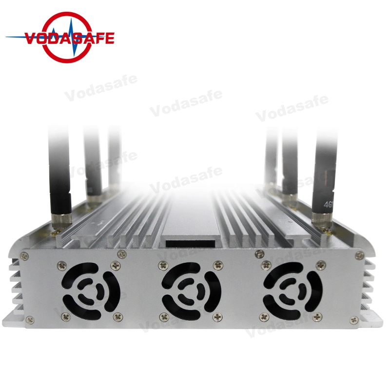 6 Antennen 90W High Power Digital RF Prison Jammer 2g 3G 4G WiFi GPS Prison Jammer System