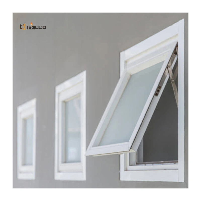 Villa Home Manual New Design Double Whole Sale Glazing Pane Fixed Top-Hung Awning Sliding French Swing Casement Metal Aluminum Window