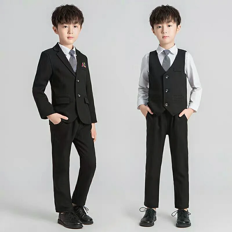 OEM Trendy Kids Clothing Formal Custom Boys Suit Kids Suit Jacket Pants