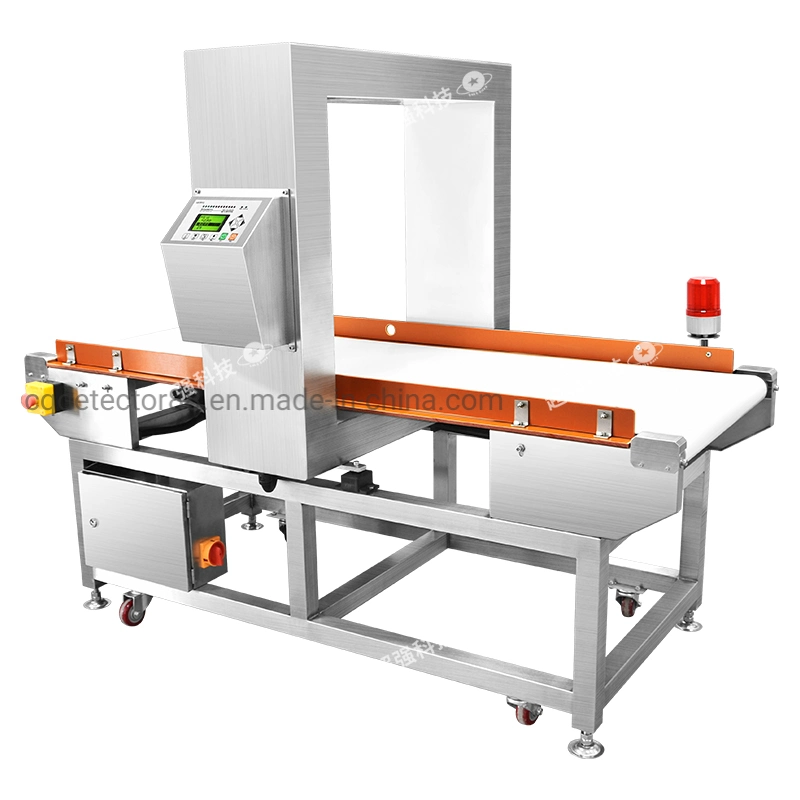 Sistema de rejeição de detecção de Segurança Alimentar correia transportadora Detector de metais durante Comida