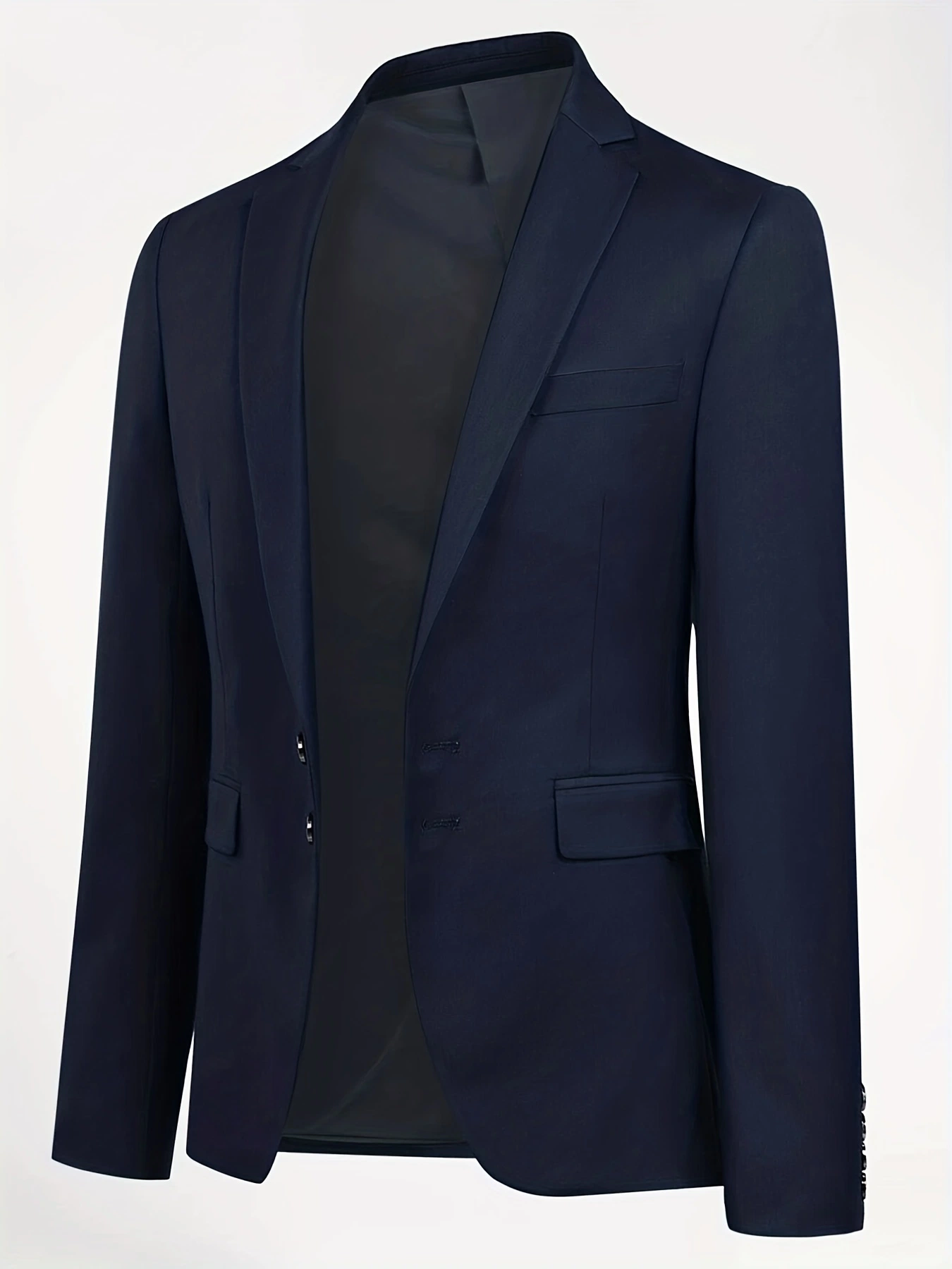 Atacado Daily formal Blazer Single peited Slim Solid Color Business Fato para homem