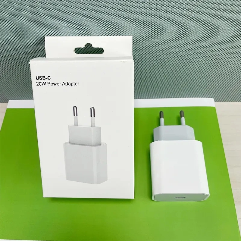 Adaptateur USB Type C d'origine en gros, chargeur mural de téléphone portable à charge rapide Pd 20W pour les iPhones Apple 11 12 13 14 X PRO Max.