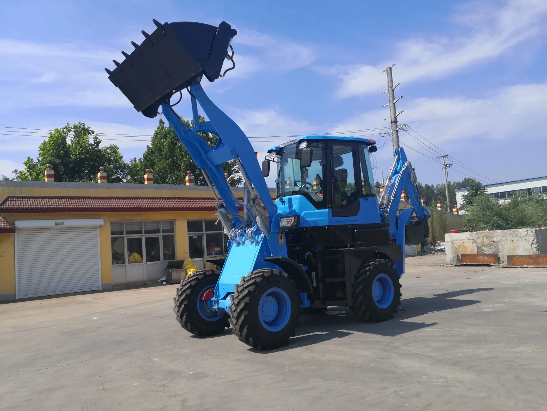 Forload Construction Machines of Backhoe Wheel Loader, Used Road Roller and Motor Grader for Sale