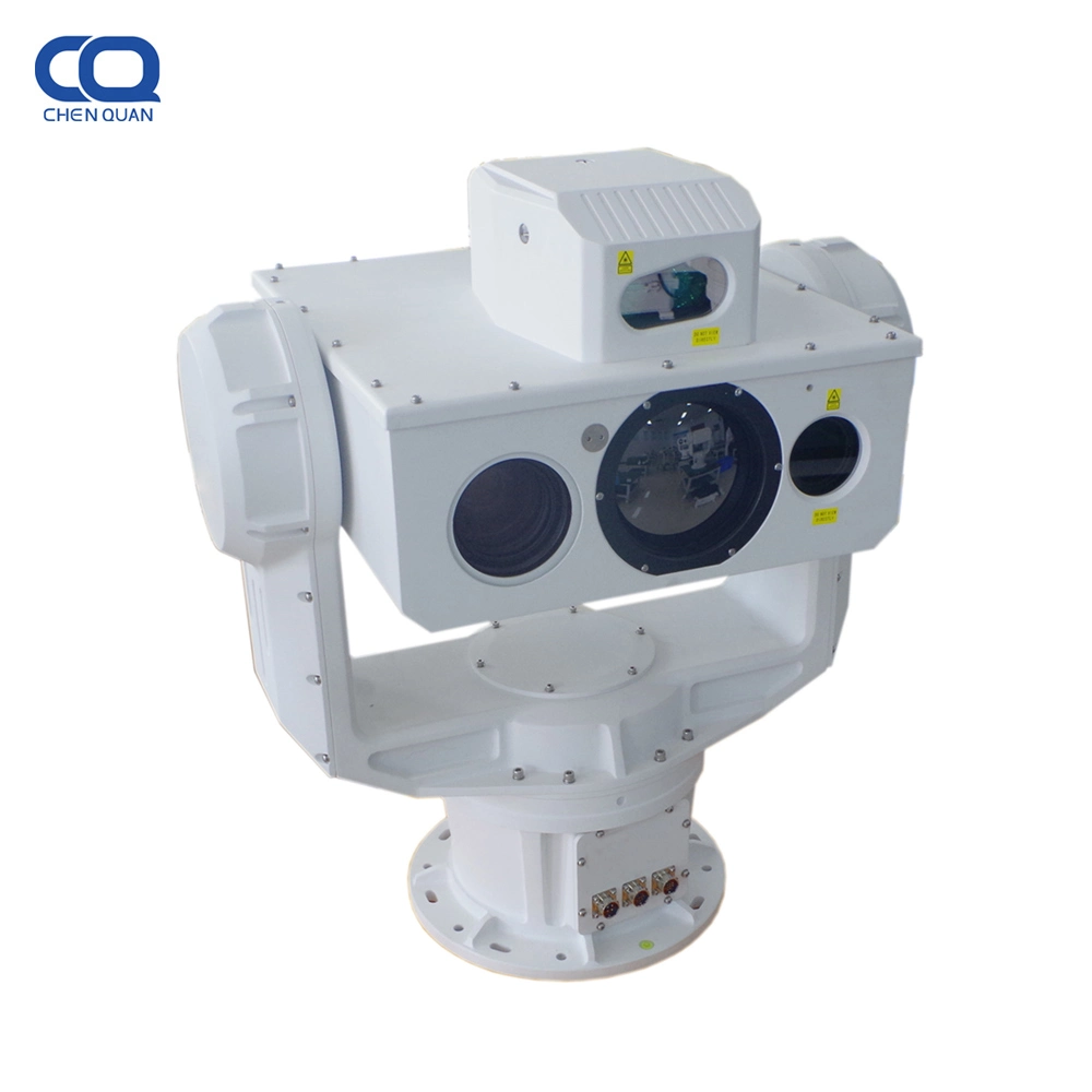 4 en 1 Caméra thermique refroidie Mwir de haute précision pour la surveillance aérienne avec suivi automatique et Lrf.