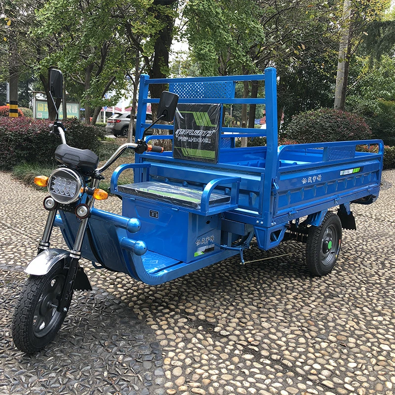 Triciclo de carga de 1200 W com cabina para triciclo de carga Express Truck Vendas de promoções de scooters elétricas