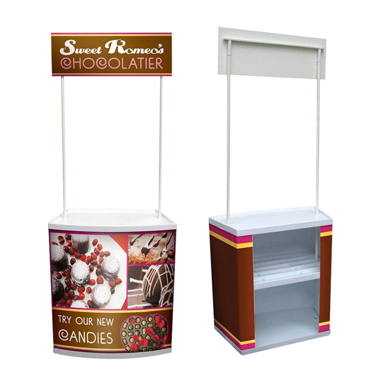 Supermarket Advertising Plastic Promotion Counter/Promotion Table