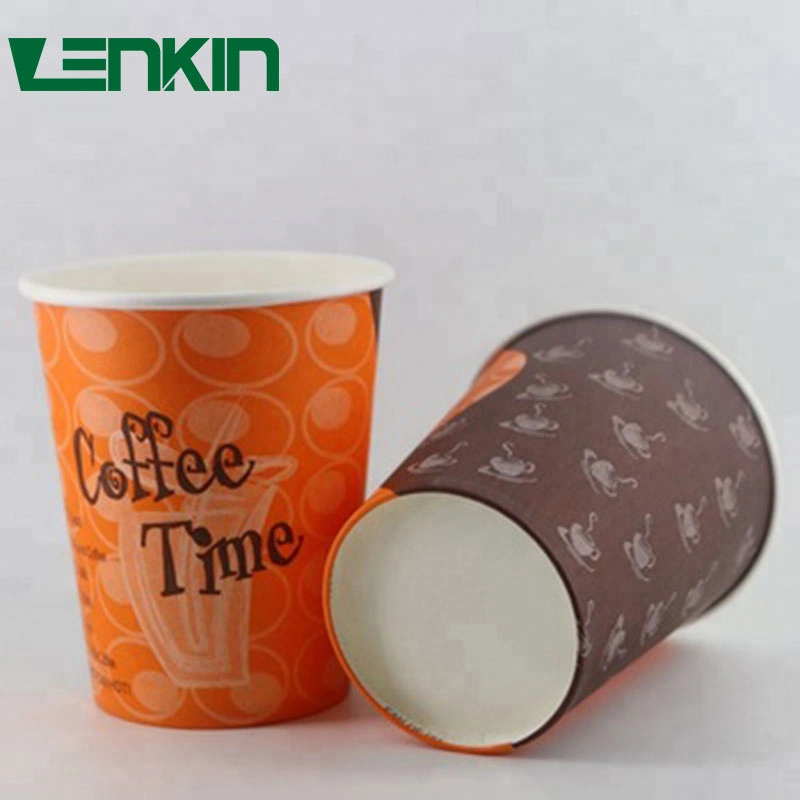 Wholesale/Supplier 4oz 6oz 7oz 8oz Single Wall Hot Drinks Paper Cups Disposable