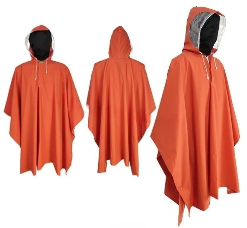 Heavy Duty PVC Rain Overall Poncho Rain Coat