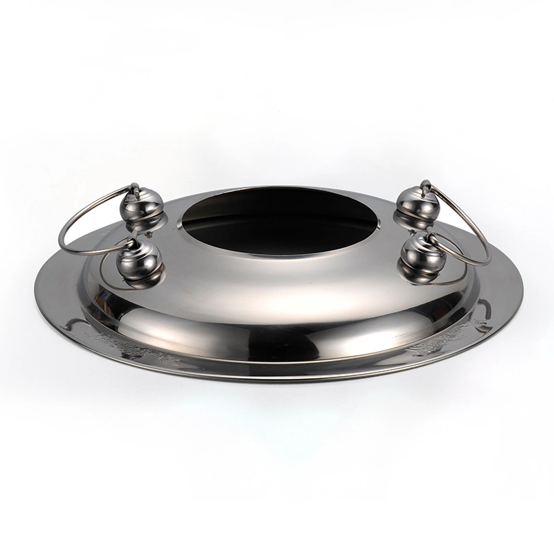 OEM Traditional Charcoal Hot Pot Large Shabu Shabu Hot Pot 28/32/34cm Stainless Steel Old Beijing Chinese Soup & Stock Pots