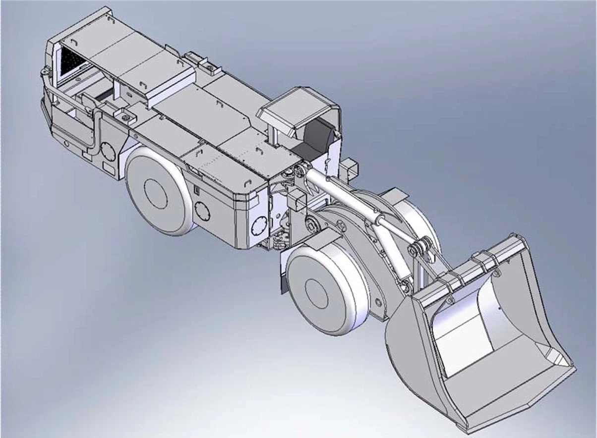 14ton Underground Mining Loader Scooptram Lhds