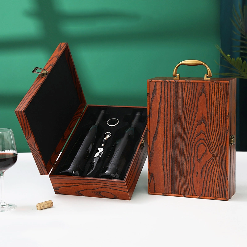 Wood Box Wine Packing Box Wooden Tea Boxes Wood Wooden Decanter Box Natural Wood Box