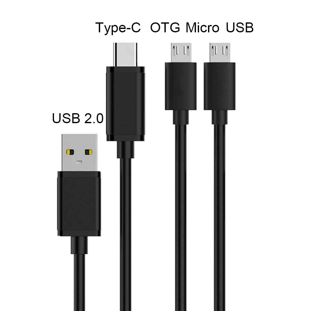 كاميرا خارجية USB صغيرة الحجم بدقة 1080p مخبأة بتقنية OTG Micro لـ هاتف Android مع سماعة رأس لجهاز الخوذة