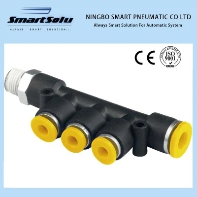 High quality/High cost performance  Pwt-G Plastic Pneumatic Push in Combination & Joint Fittings