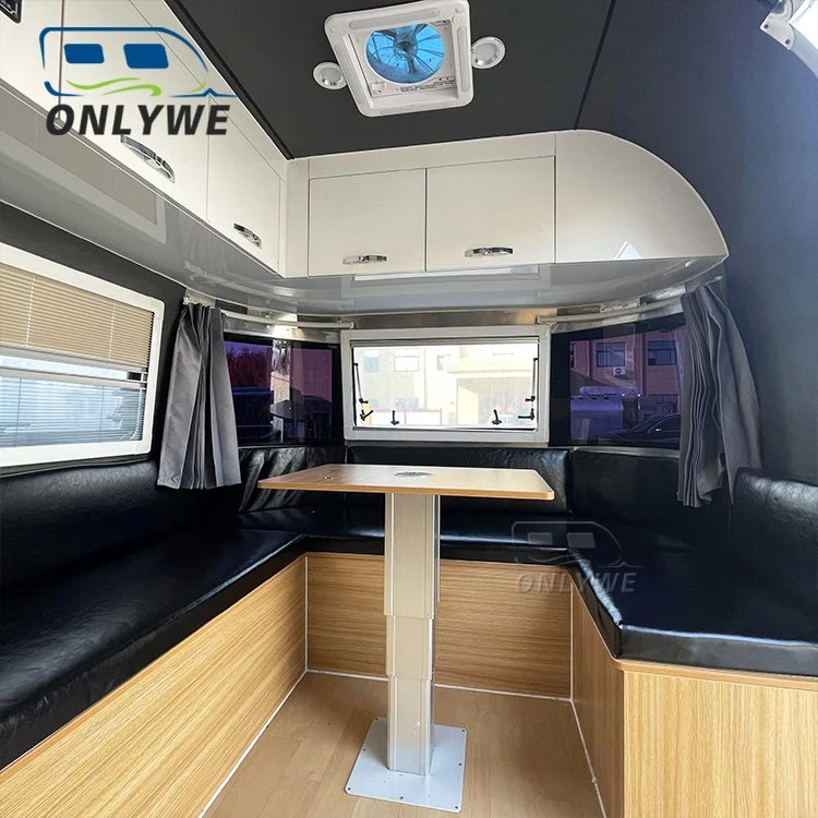 Onlywe aluminium haute qualité Camping Airstream camping remorque