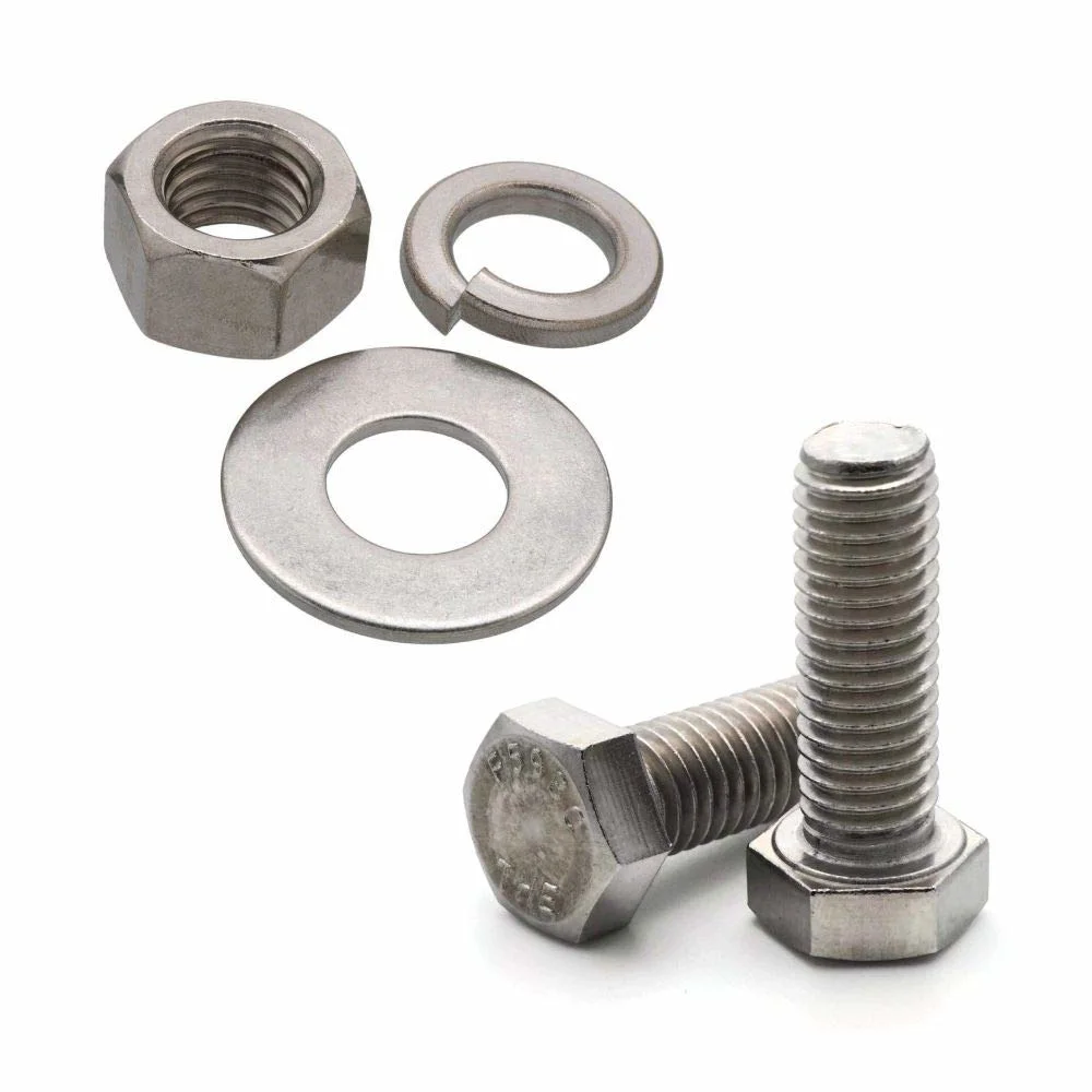 Fasteners Stainless Steel Hex Bolt DIN 933 DIN 931 Bolts Nuts Washers Heavy Hex Hexagon Bolt