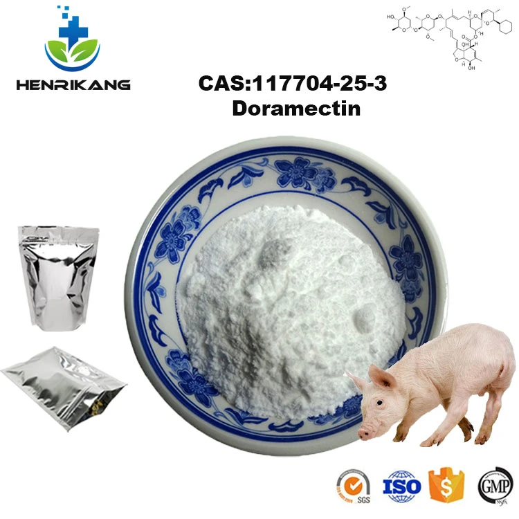 Ветеринарной медицины Doramectin порошок CAS 117704-25-3 99% Doramectin для рациона по контролю над наркотиками