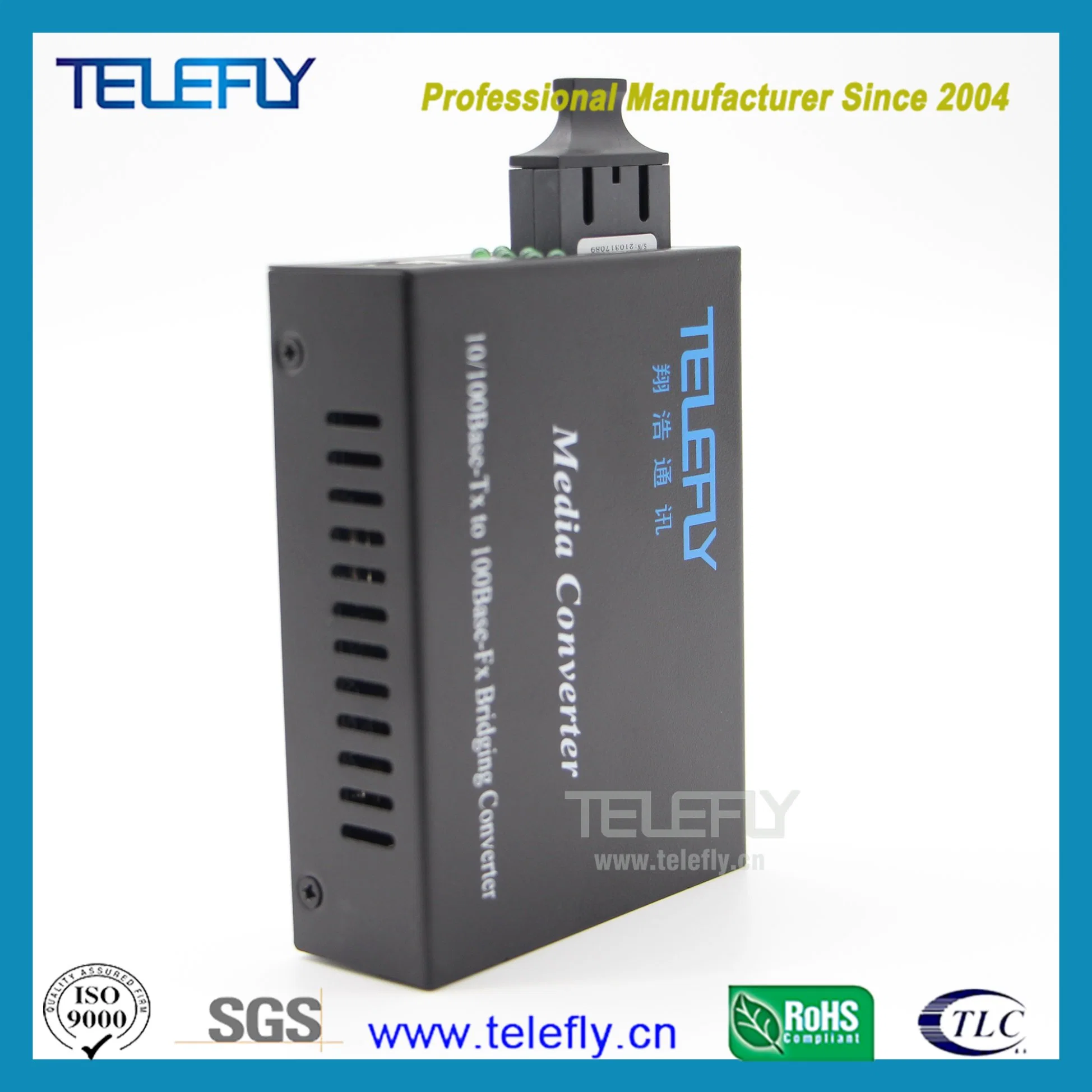 40 Km OEM 10/100m Sc Dual Fiber Optic Media Converter Price