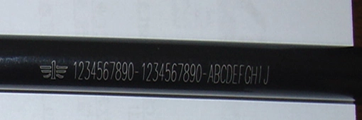 Marcação a Laser de fibra Online Leadjet PVC Impressora /HDPE tubo tubo plástico máquina de Codificação do número de lote