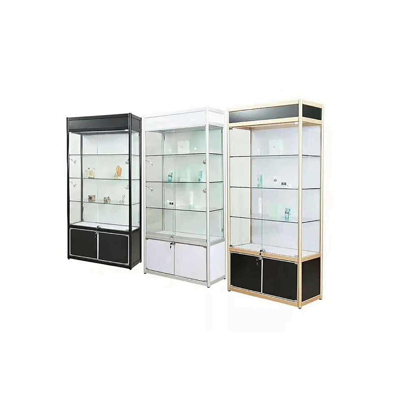 Industrial Metal Display Showcase for Exhibition