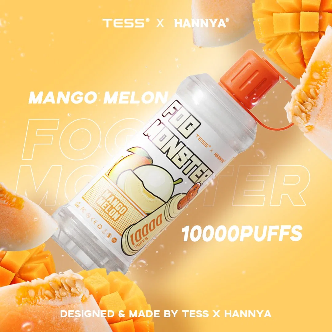 Tess 10000 Puffs Einweg-Vape Pen Cool Fruit Flaovrs Electronic Eigarette Professional Factory ecig Zerstäuber E Zigarette Vaporizor FDA