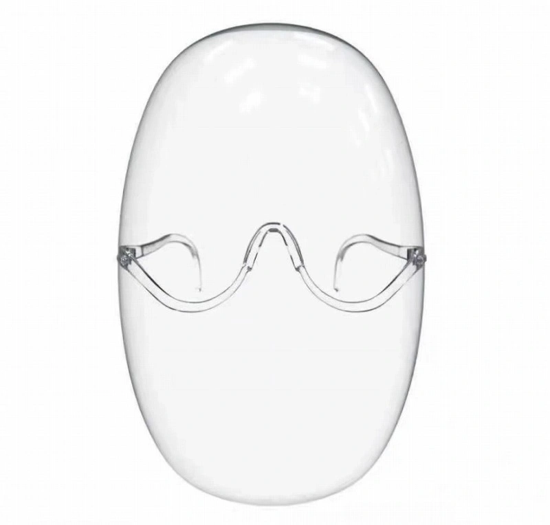 Oversized Clear Full Face Shield Transparent Plastic Face Shields Glasses with Frame