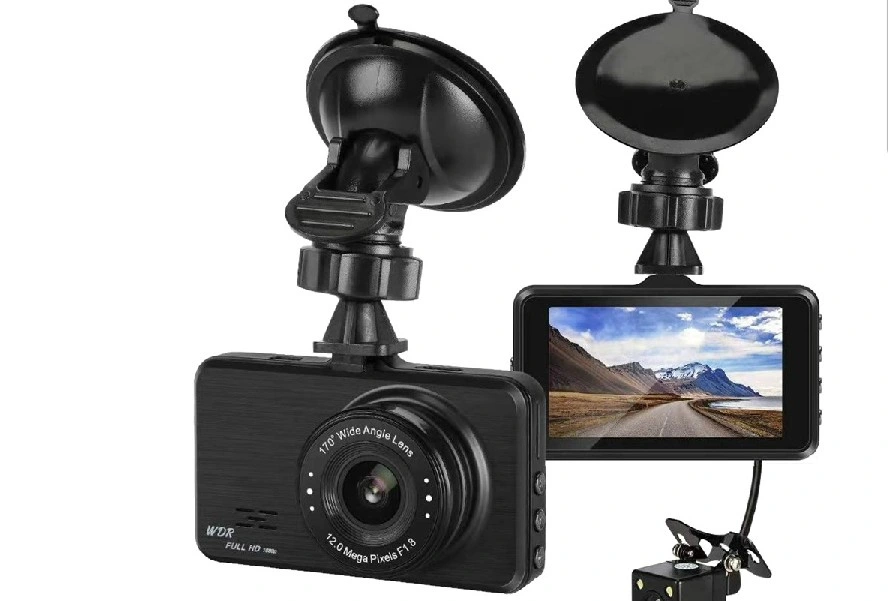 HD Car DVR/Black Box/Video Recorder/Car Cameras with 3.0screen Doul Cameras