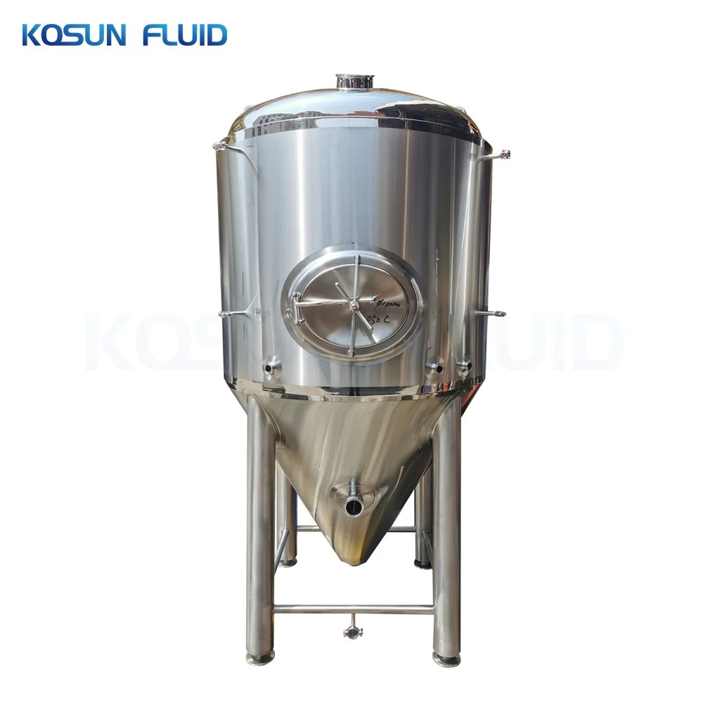 1000L Jacketed Conical Beer Fermentor