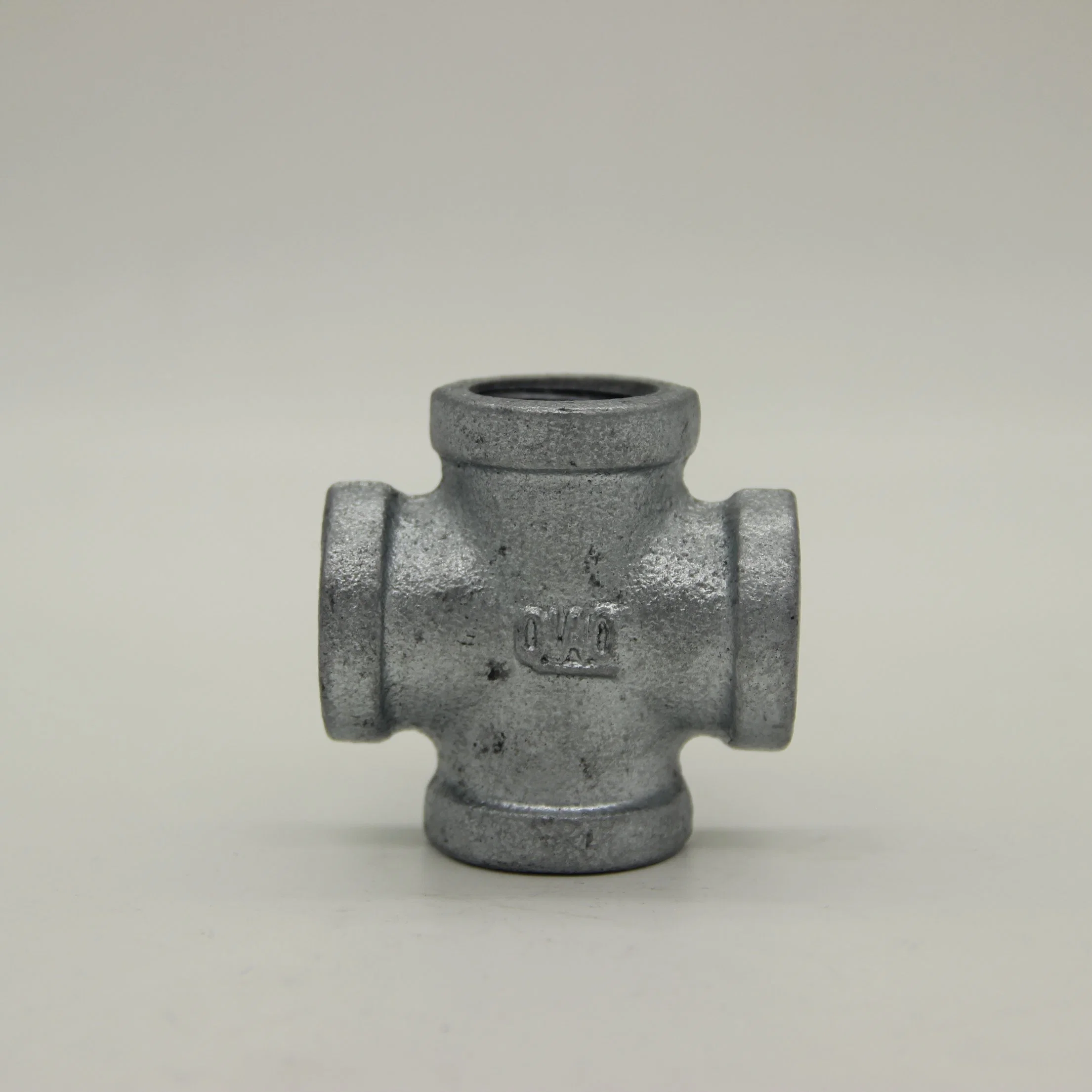 Four Way Cross Black Cast Iron Pipe Fitting for Water Gas