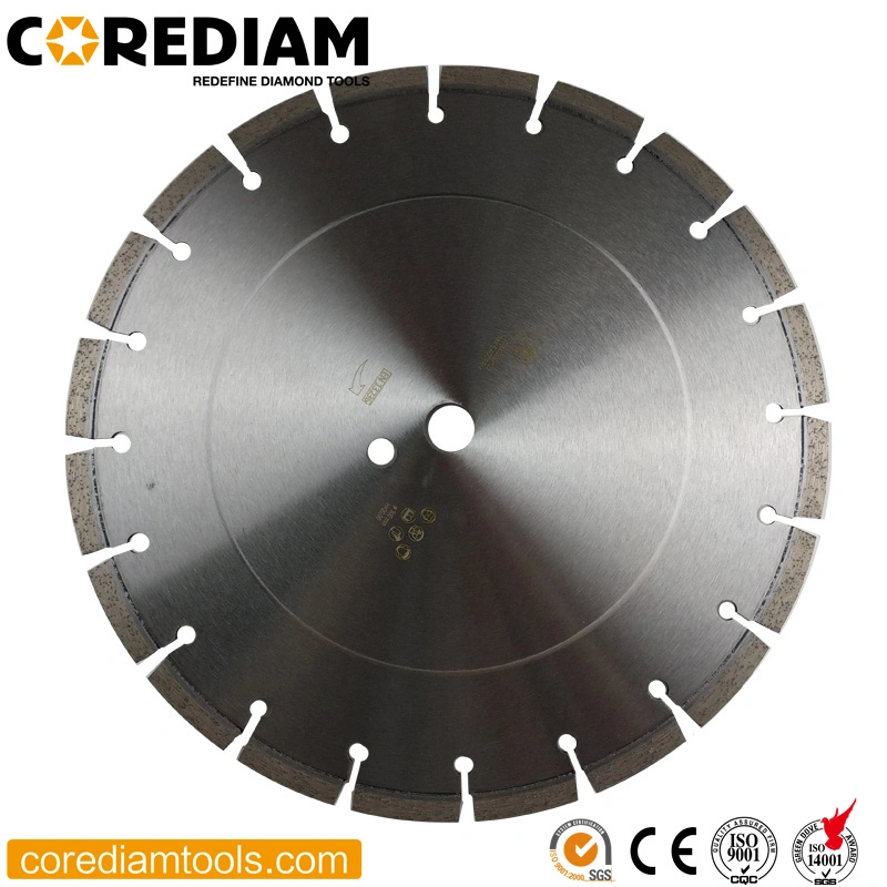 12 Inch Diamond Concrete Saw Blade for Dry and Wet Cutting with Hand-Held Power Saw