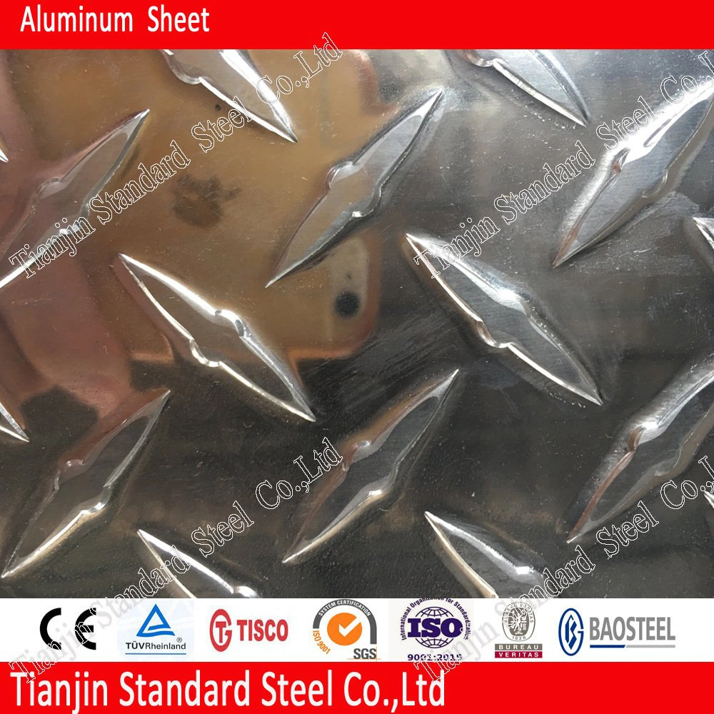 Aluminium / Aluminum Tread Checkered Sheet (1050 1060 1070 3003 5052 5083 5754 6061)