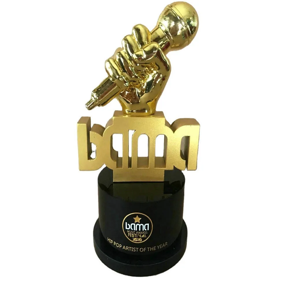 Crystal resina y Metal Custom Professional Sports Gold Effect Awards Trofeo