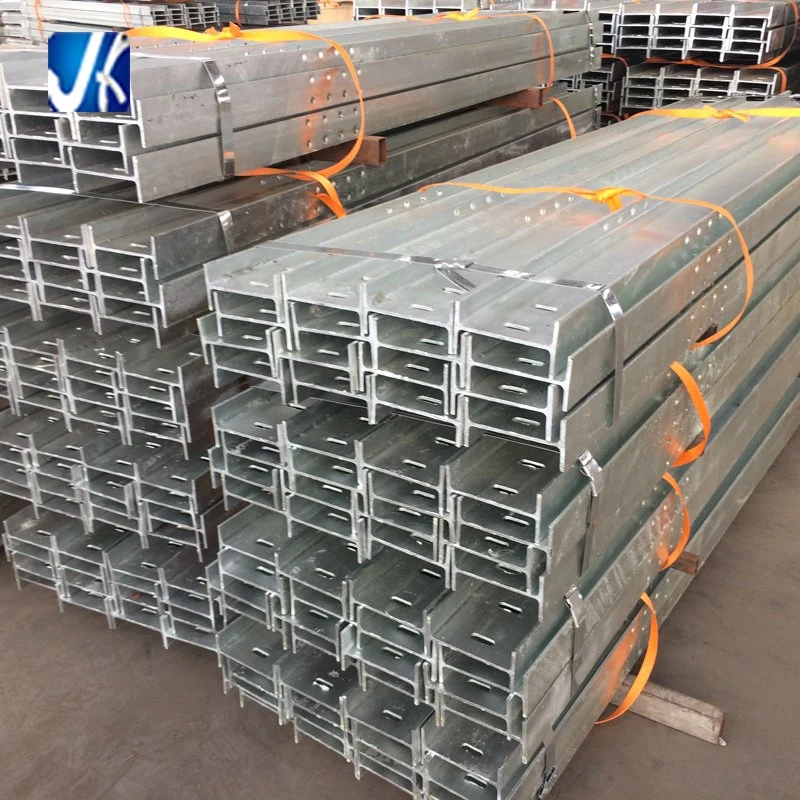 Leading Product Galvanized Prefabricated Steel H Beam Welded Steel Column