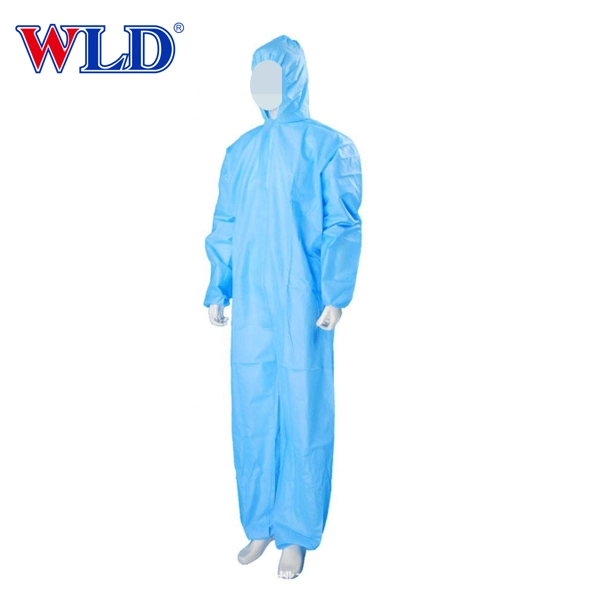 Hot Sale Cash Commodity Fast Delivery Disposable Non Woven Safety Clothing Isolation Suit Disposable Coverall