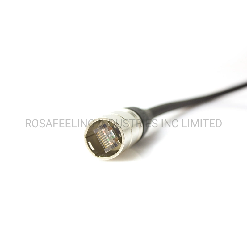 PVC RoHS Approved Electric Wire Cat 6 Network LAN Cable with Audio Connector RJ45 (RSD432PB)