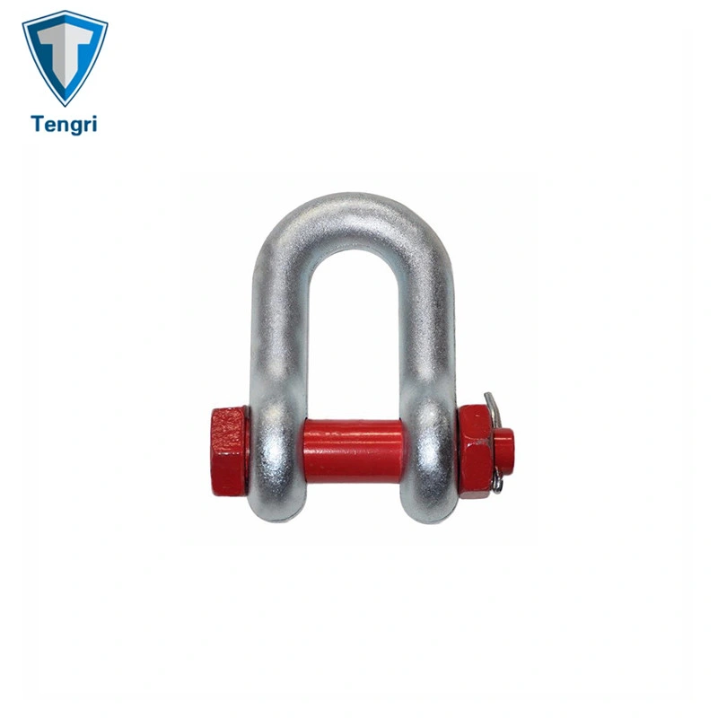 Hot Dipped Galvanizing Us G2150 D Shackle with Safety Pin