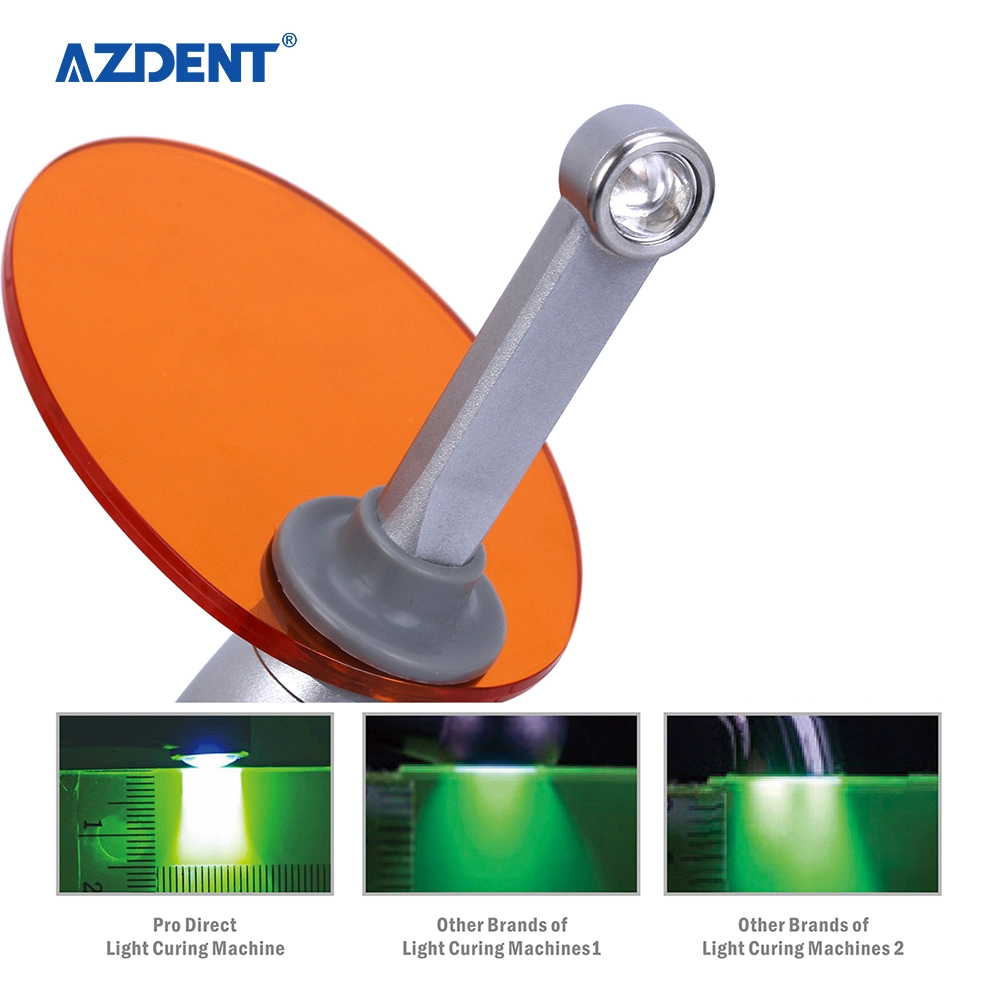 Azdent Dental Wireless LED Curing Light 1 Second Light Cure High Power Wide Spectrum