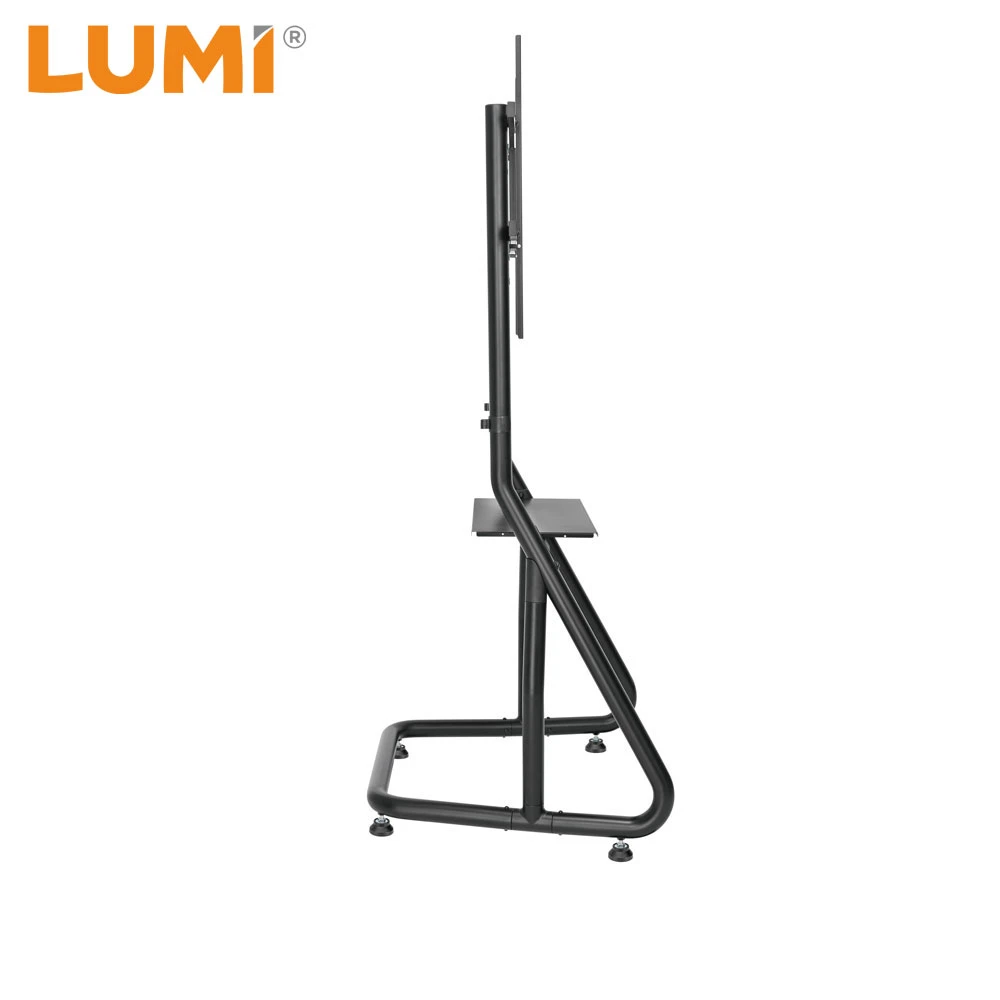 Heavy Duty Landscape LED TV Floor Stand with Lockable Casters