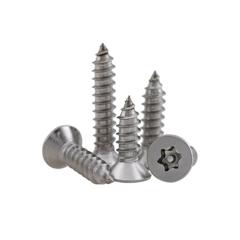 Wholesale Stainless Steel Large Flat Head Plum Blossom Groove Machine Self-Tapping Screw