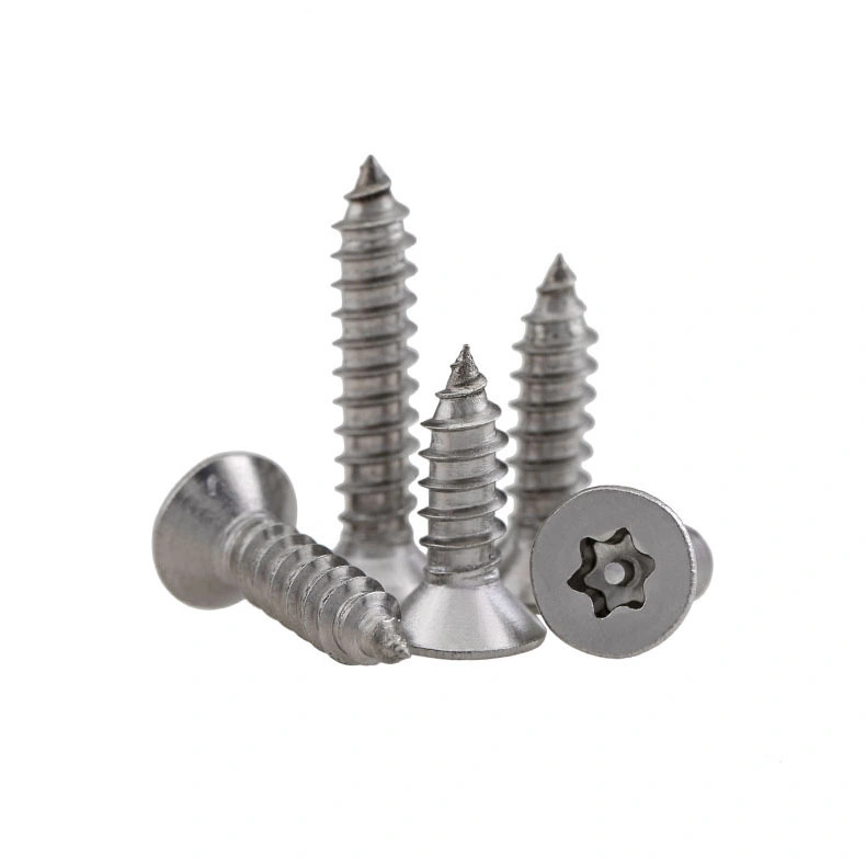 Wholesale/Supplier Stainless Steel Large Flat Head Plum Blossom Groove Machine Self-Tapping Screw