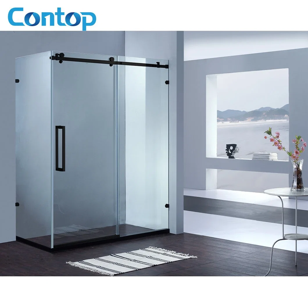 Australian Standard Watermark Foshan Factory Bathroom Sanitary Ware Shower Room Black Enclosure