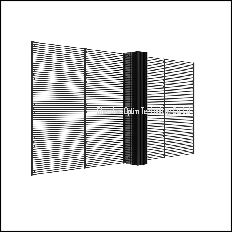 Безрамный дизайн 2.8*5,6 мм с шагом пиксела Высокопрозрачный светодиодный прозрачный прозрачный дисплей